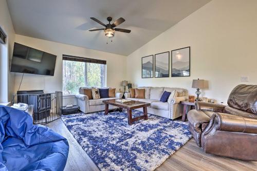 Quiet Lake Cabin Tree-Lined Yard and Fire Pit - main image