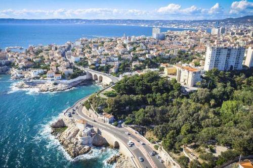 Plage des Catalans Marseille - T2 4 couchages - Pharo Vieux-Port