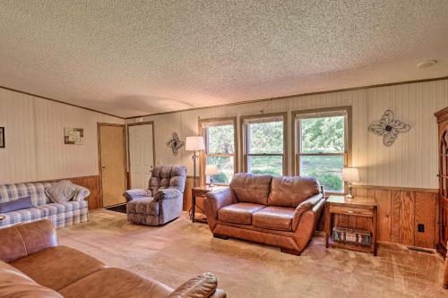 Charming Burdett Home with Grill, Gazebo and Yard in Burdett, USA