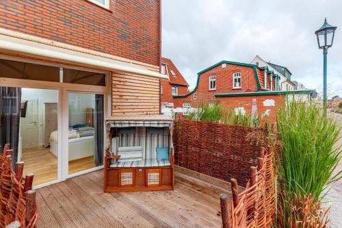 balkon/terras, Relitto Boutique und Aparthotel Borkum in Borkum