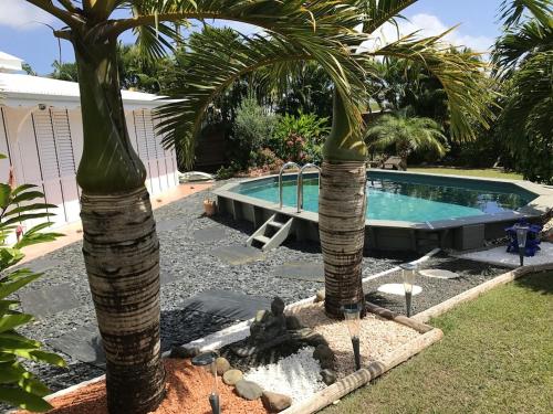 Bungalow d'une chambre avec piscine partagee jardin clos et wifi a Saint Francois - Location saisonnière - Saint-François