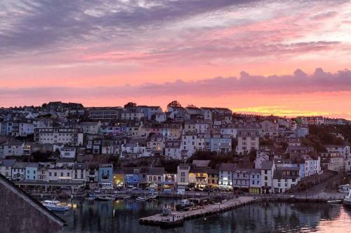Luxury dog friendly home in Brixham harbour with sea views and free parking - Apartment - Brixham