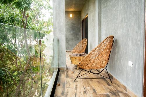 ระเบียง/ชานเรือน, Hotel Casa Tortuga Tulum Cenotes Park Inclusive in ตุลซายับ
