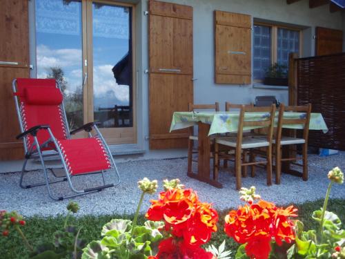 Balkons/terase, Les Gites du Cairn in Vernamiege