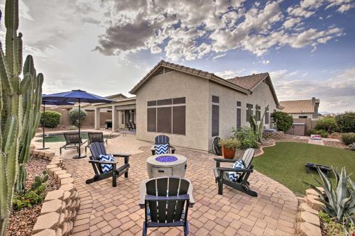 Estrella Mountain Home with Fire Pit and Private Pool!