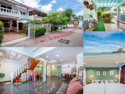 White beach house Hua hin 20 second to the beach Hua Hin