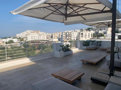 Ресторан, Hotel Monte Sarago in Остуни