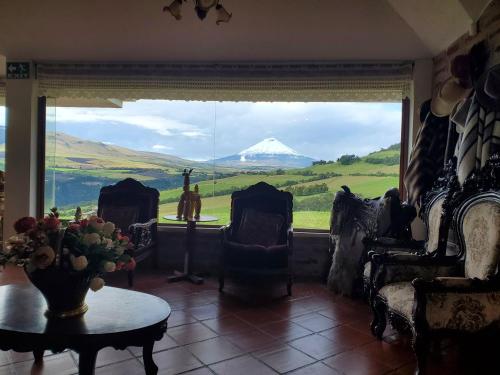 Kilátás, Balcon al Cotopaxi Hosteria in Rumipamba