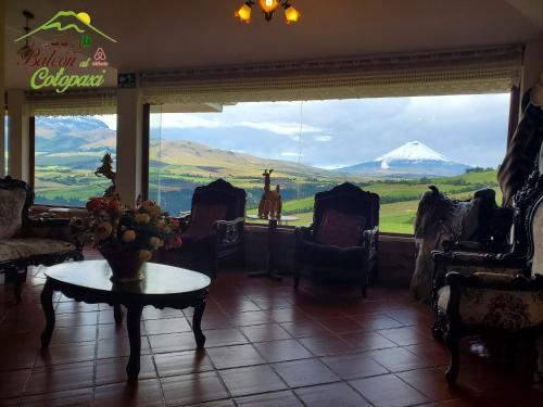 Kilátás, Balcon al Cotopaxi Hosteria in Rumipamba