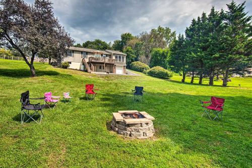 Family-Friendly Coatesville House with Fire Pit