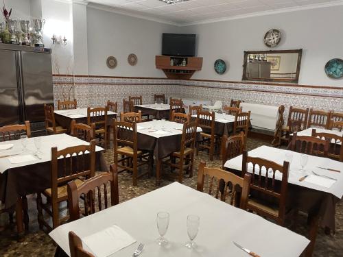 Restorāns, Hostal Las Palomas in La Calzada de Calatrava