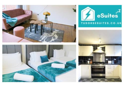 Tudors eSuites Five Ways Private Terrace & Parking gîte à louer Brasshouse