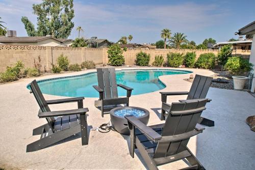 Fire Pit, Heated Pool: Central Tempe Escape!, Tempe