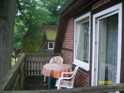 Balkons/terase, Ferien und Gaestehaus Harms in Neuenkirchen (Heidekreis)