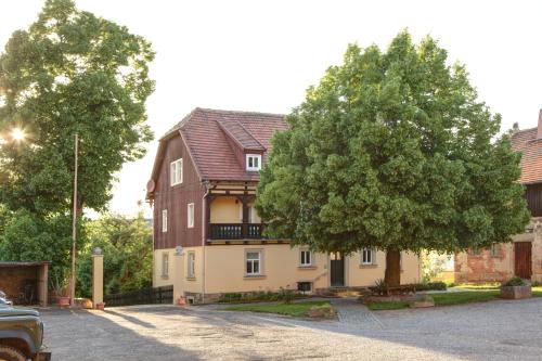 外部景觀, Rittergut Hirschbach - Verwalterhaus in 克賴沙