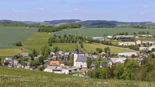 View, Ferienhaus Drebach in Drebach