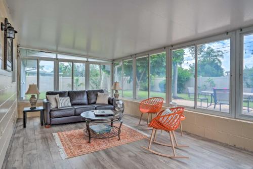 Colorful Fort Myers Home with Sunroom and Patio!