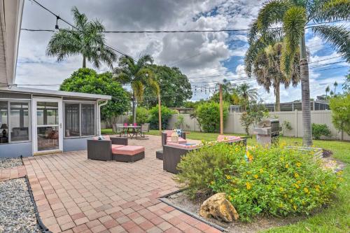 Colorful Fort Myers Home with Sunroom and Patio!