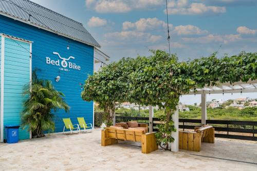 Balkon/teras, Bed & Bike Curacao - Jan Thiel in Jan Thiel