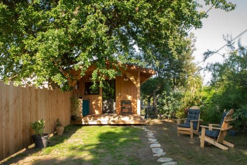 Joli chalet en bois à 7 mn des plages du Bassin d'Arcachon