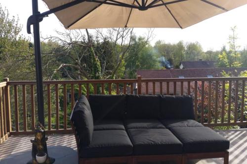 Erkély/terasz, Aux Nobles Acacias in Epagne-Epagnette