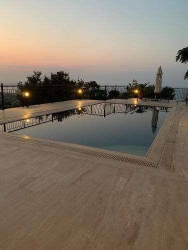 Spectacular views from this villa in Lapta