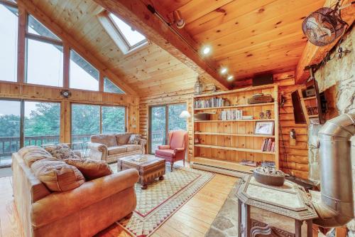 Log Cabin with a View in Brattleboro (Vermont)
