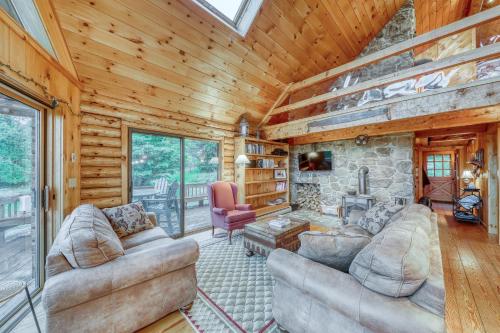 Log Cabin with a View