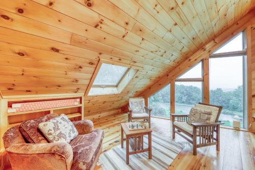 Log Cabin with a View