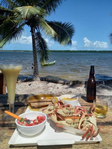 Bar/lounge, Pousadinha da Lulu - Pontal Mangue Seco in Mangue Seco