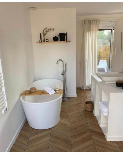 Casa louisa chambre sauna et bain nordique in Wailly-Beaucamp
