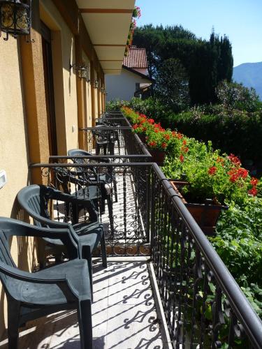 Balcony/terrace, Albergo Rusall in Tremezzo