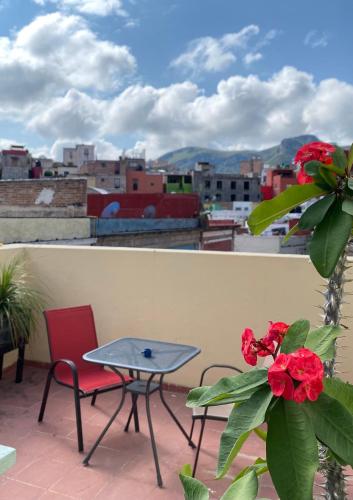 Balcony/terrace, Hostal Encounter Guanajuato in Guanajuato