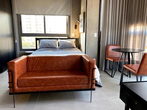 Cama Queen- Loft super moderno na Vila Olímpia, São Paulo (fotografie 10)