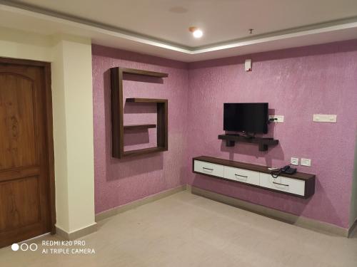Közös társalgó / TV, Hotel Sree Gokulam Apartments in Guruvayoor