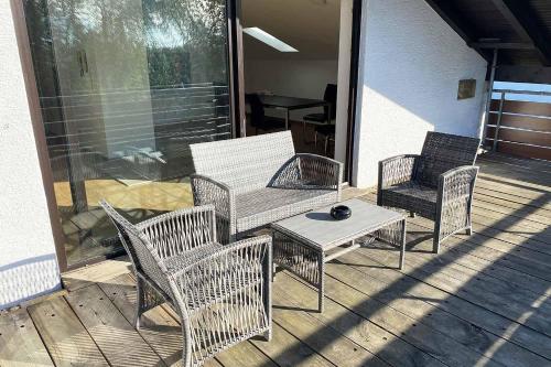 陽台/露台, 4 Zimmer Ferienwohnung Egelsbach in 埃格爾斯巴赫