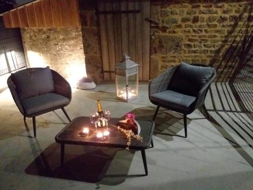 Le Ptit Spa de L'Abbaye Suite love et Spa privé