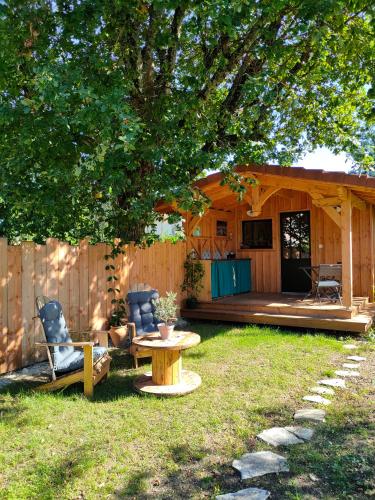 Joli chalet en bois à 7 mn des plages du Bassin d'Arcachon