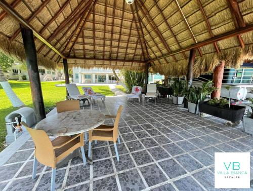 Exterior view, Villa Bianca Bacalar in Bacalar