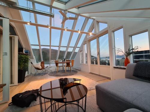Glass roof private loft in Tromsø 3