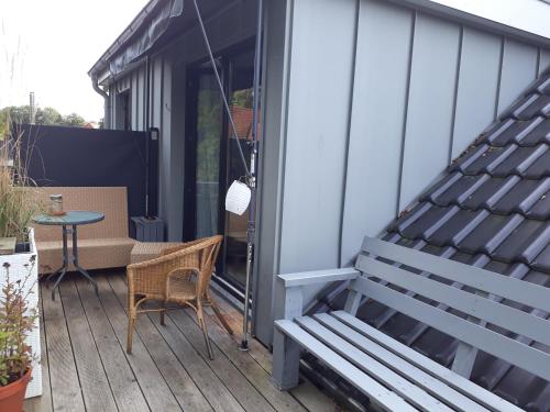 Terraza/balcón, Ferienwohnung Heideloft in Schneverdingen