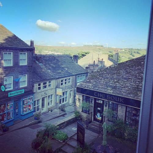 View, Black Bull Inn in Worth Valley