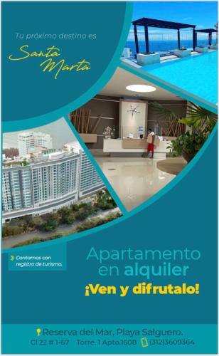 Reserva del mar apto 1608 Santa Marta