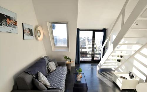 MIni duplex plein sud, vue mer et plage Deauville gîte à louer Auberville