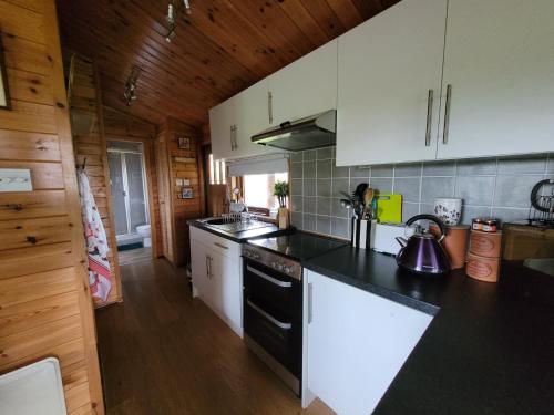 Cosy wood cabin in rural area near national park in Auchinleck