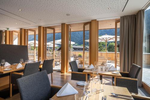 Étterem, Sporthotel Silvretta Montafon in Gaschurn