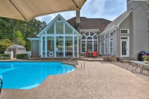 Secluded Acworth Mansion with Pool and Game Room! in Other