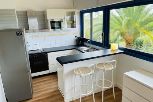 Studio with mezzanine between Beach and Forest