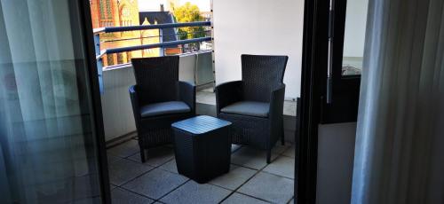 1 Person - Single - Appartement -Zentral gelegen in Leverkusen Wiesdorf - Friedrich Ebert Platz 5a , 4te Etage mit Balkon