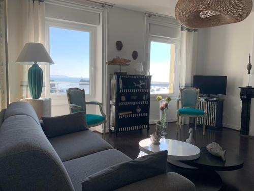 Appartement Villa Chausey, vue sur le port - Location saisonnière - Granville